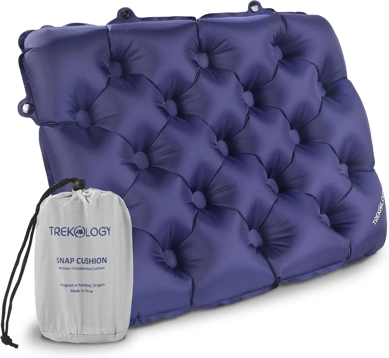 TREKOLOGY Snap Cushion Inflatable Stadium Seat Cushion (US)