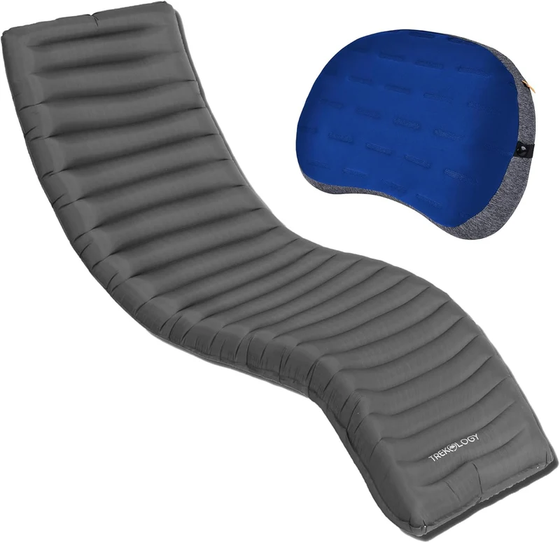 TREKOLOGY UL80 Inflatable Sleeping Pad with ALUFT Plus SE Pillow Set (US)