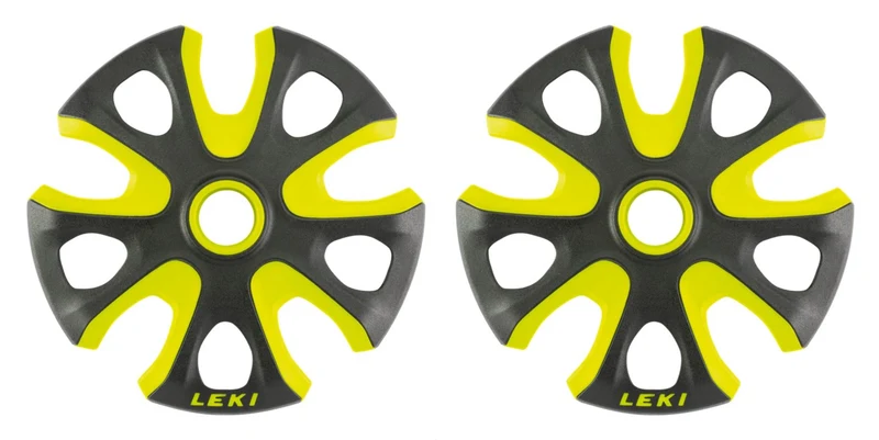 Leki BIG MOUNTAIN BASKET 2K Ersatzteile für Skitourenstöcke neon yellow black Gr. 95 mm