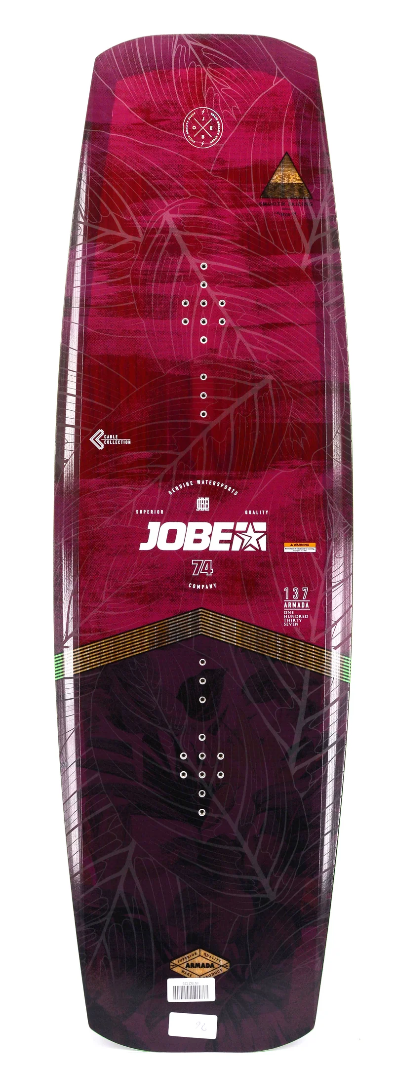 Jobe Armada Wakeboard 137 cm Boot Cable Board Wakeboard Top Zustand OG16-18