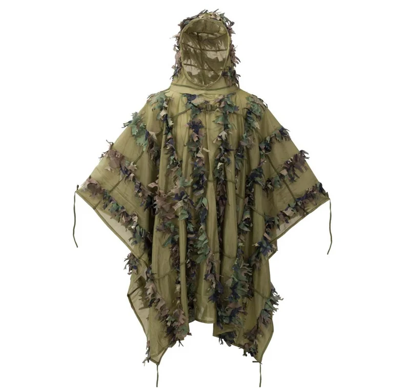 Helikon-Tex Leaf Ghillie Tarnponcho woodland