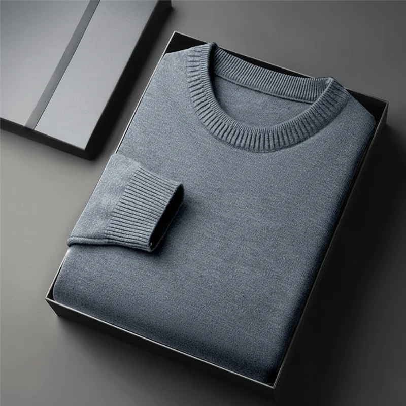 Men's Casual Knit Pullover Sweater - Classic Lightweight Comfort for Every Occasion