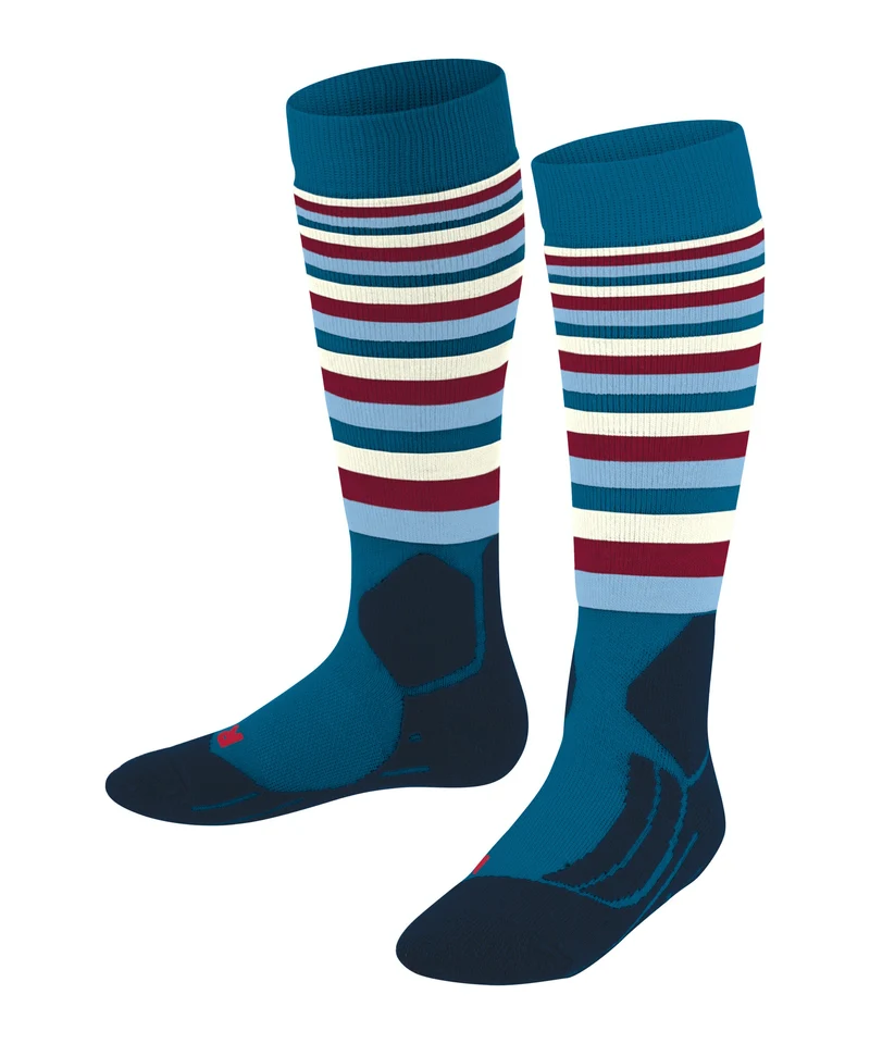 FALKE SK2 Stripes Kids Skisocken mit Polsterung
