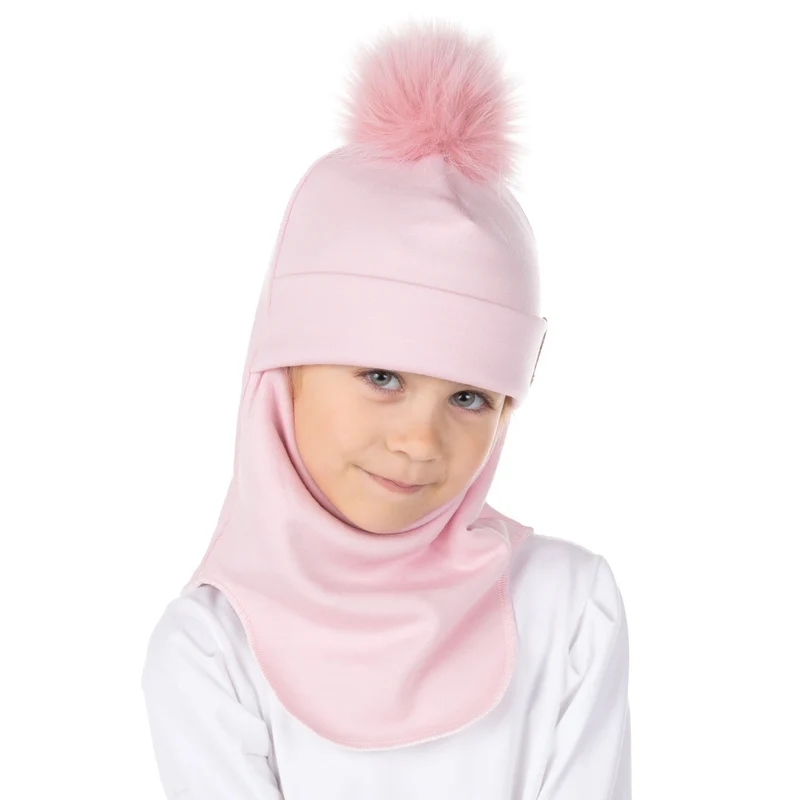 Hellrosa Balaklava aus Merinowolle: Warm und stylisch durch den Winter