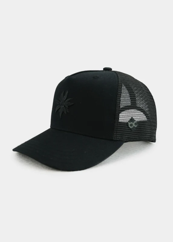 BAVARIAN CAPS Edelweiß Black Edition Curved Cap
