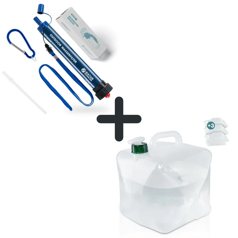 Wasser-Bundle: Wasserkanister & Wasserfilter