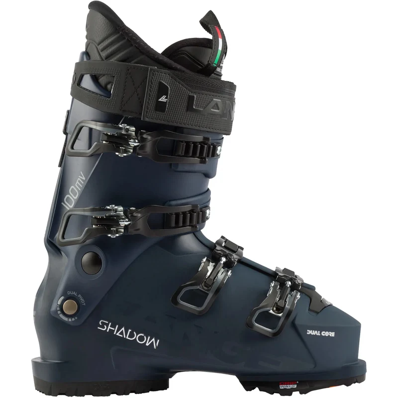 Lange SHADOW 100 MV GW Skischuh black blue silver Herren