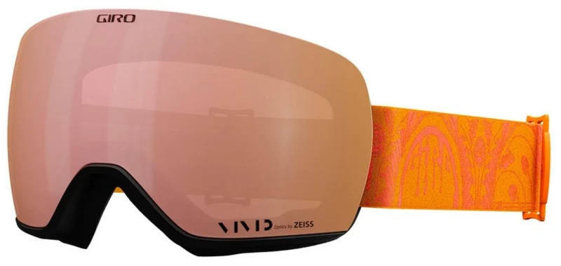 Giro LUSI Skibrille Tigerlilly Monarch Orange Filmore Sun + Ersatzscheibe Damen OTGv