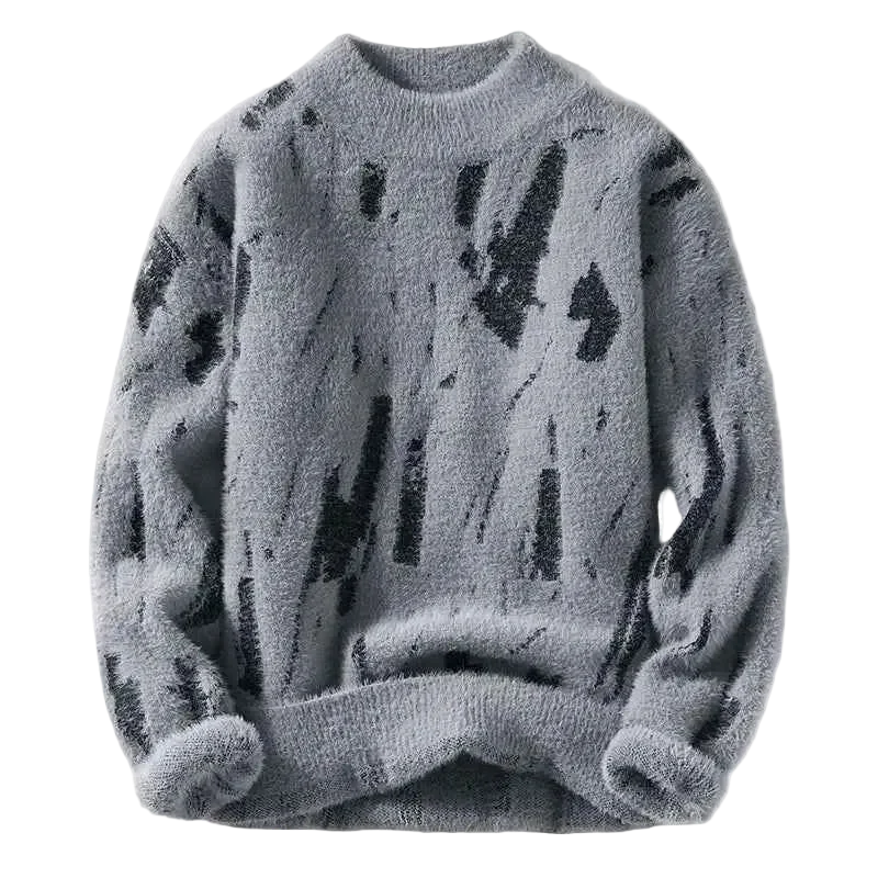 Modischer, lockerer Strickpullover für Herren in den Größen M-3XL