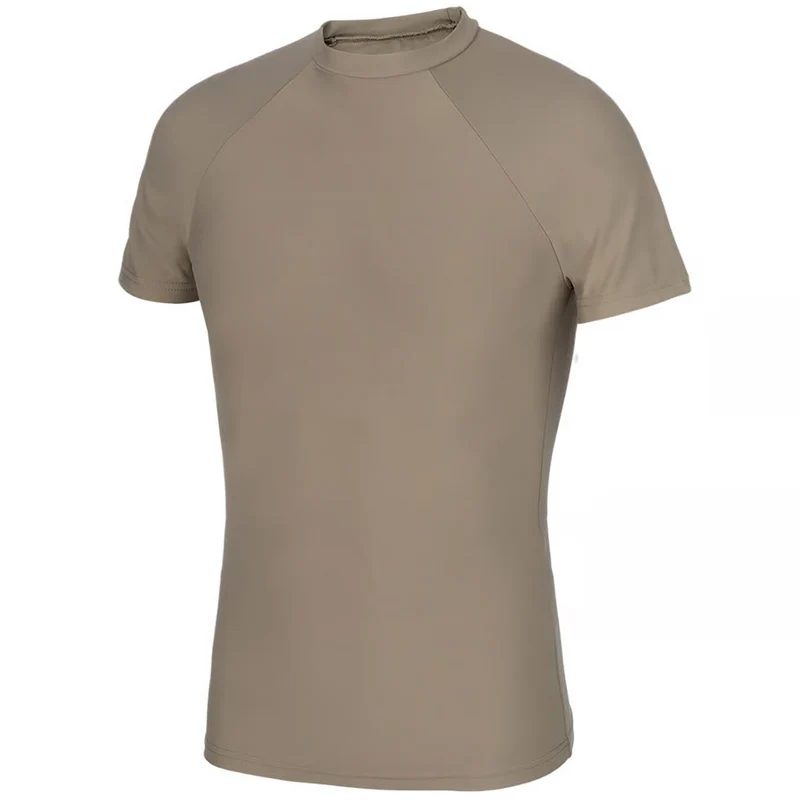 Duke 80/20 Nylon/Spandex Tight Fit T-Shirt coyote tan