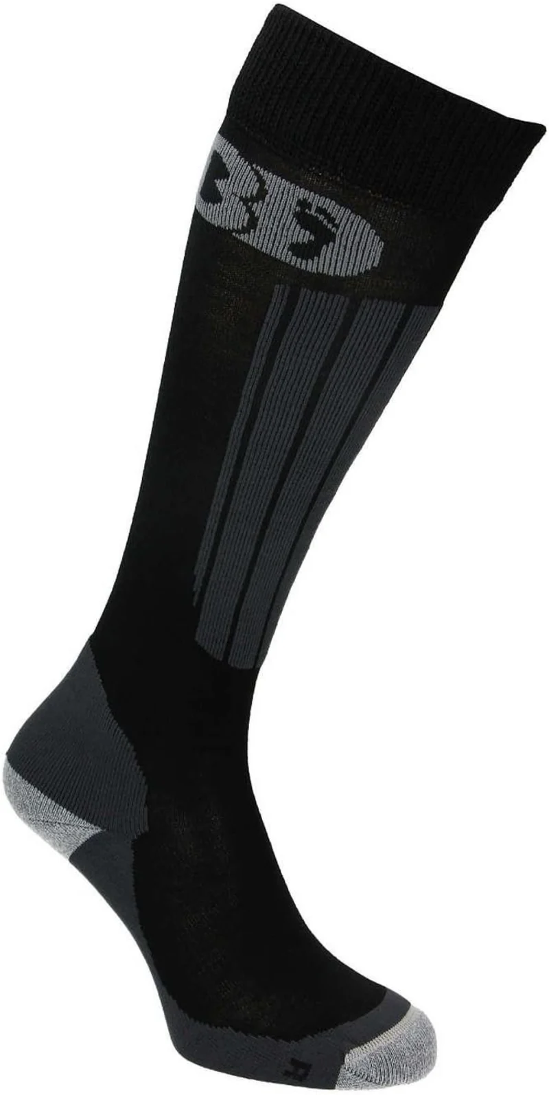 BootDoc BLACK BASIC MERINO WOOL SOCKS PERFORMANCE Unisex Ski Snowboard Socken Strümpfe