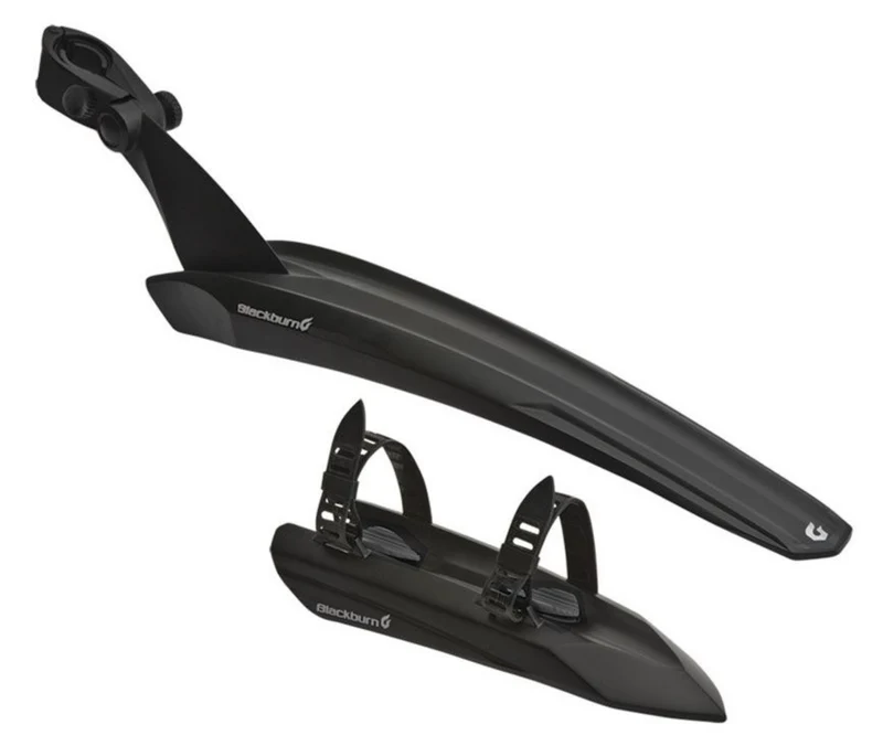 Blackburn Schutzbelch MTB Trekking Bike Fahrrad - Splashboard Rear and Front Fender Combo Schutzbleche Set Schutzblechsatz