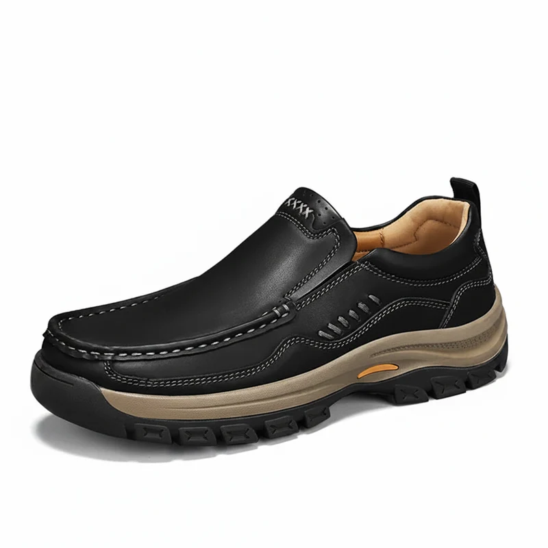 Handgefertigte Herren-Loafer: Stilvolle Low-Top-Schuhe für Büro und Freizeit