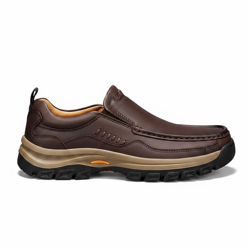Handgefertigte Herren-Loafer: Stilvolle Low-Top-Schuhe für Büro und Freizeit