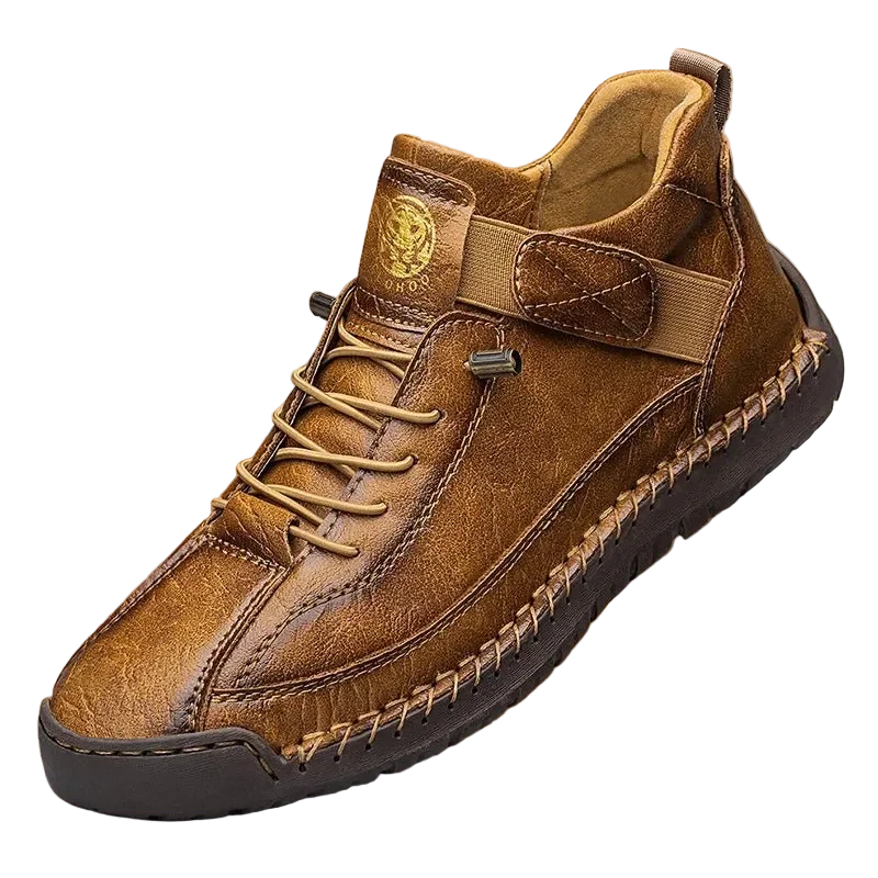 CLOHOO Handgefertigte Herren-High-Top-Freizeitstiefel – Atmungsaktive Outdoor-Stiefeletten mit erweiterten Größenoptionen