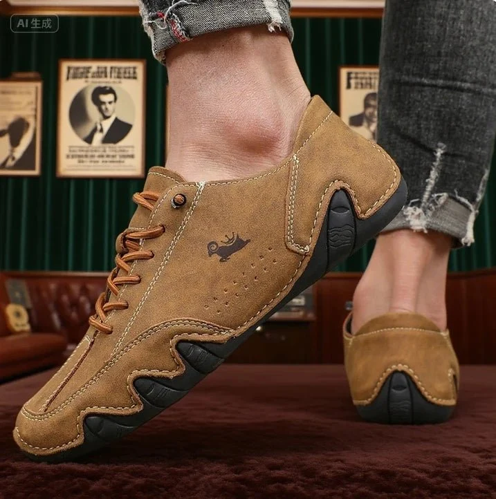Leichte Herren-Ankle-Boots für Freizeitspaziergänge und Autofahren