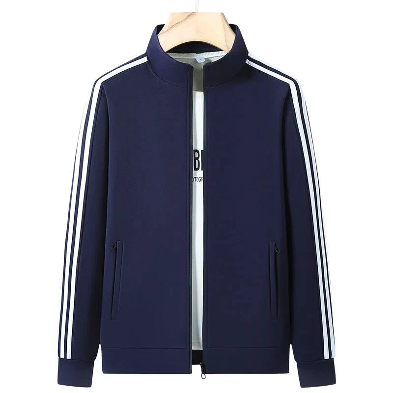 Slim-Fit-Sportswear-Set für Herren mit offenem Cardigan-Sweatshirt – erhältlich in den Größen L-6XL