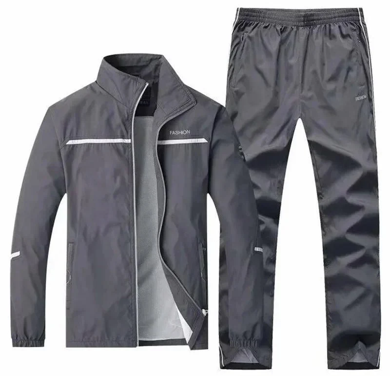 Sportanzug-Set für Herren – Joggingjacke und Trainingshose für den Herbst