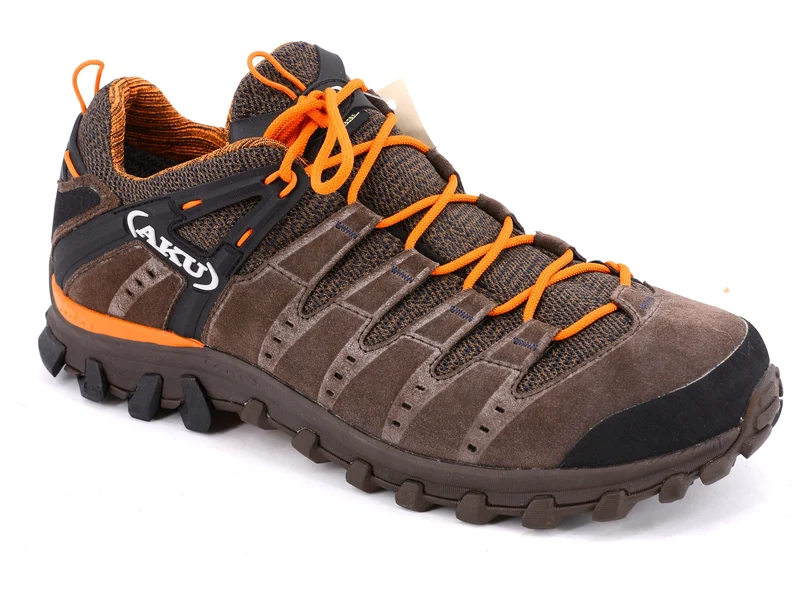 AKU Alterra Lite gore-tex brown/orange Herren Schuhe Gr. Uk 8/42.0EU Wanderschuhe Trekkingschuhe
