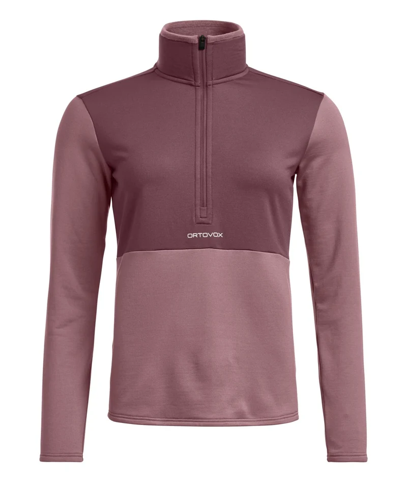 FLEECE LIGHT ZIP NECK Damen