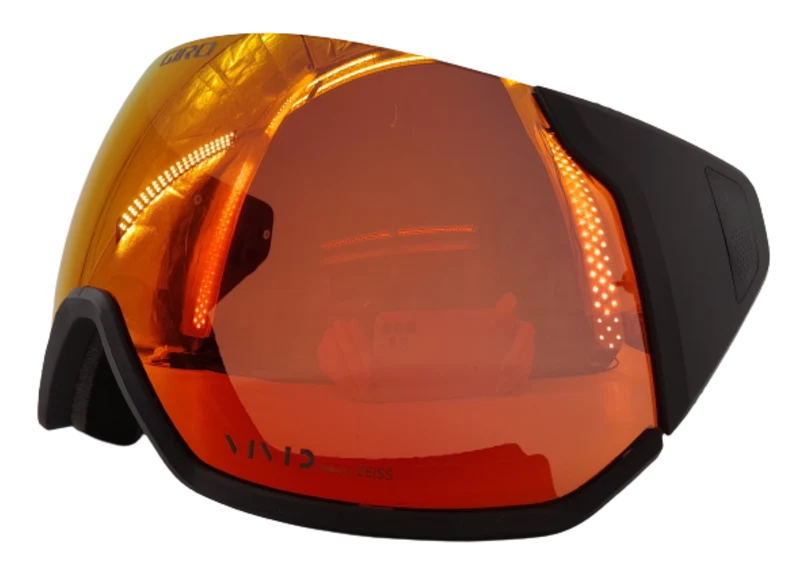 Giro VIVID SHIELD Ersatzvisier für für Ski- und Snowboardhelme Orbit und Aria ember S2 (27 % VLT) Gr. S - M oder L