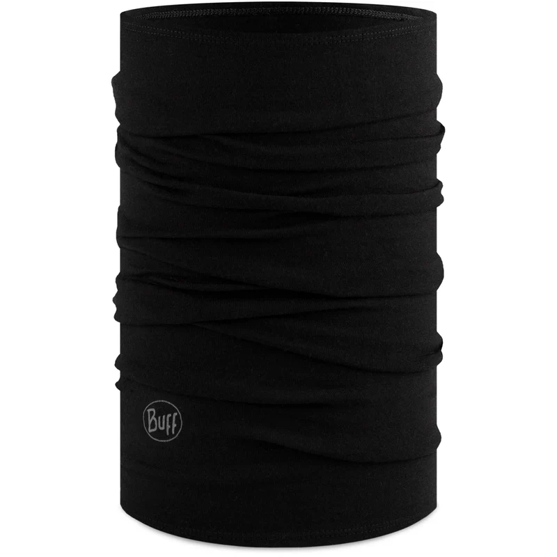 Buff MERINO MIDWEIGHT MULTIFUNKTIONSTUCH für Erwachsene solid black Gr. One Size