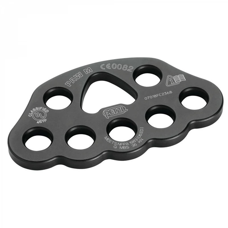 Petzl PAW Riggingplatte Medium black