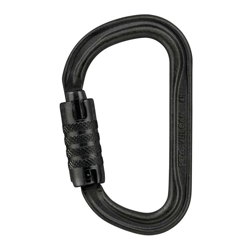 Petzl VULCAN TRIACT-LOCK Stahl-Karabiner black