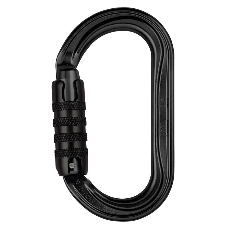 Petzl OK TRIACT-LOCK Ovalkarabiner black