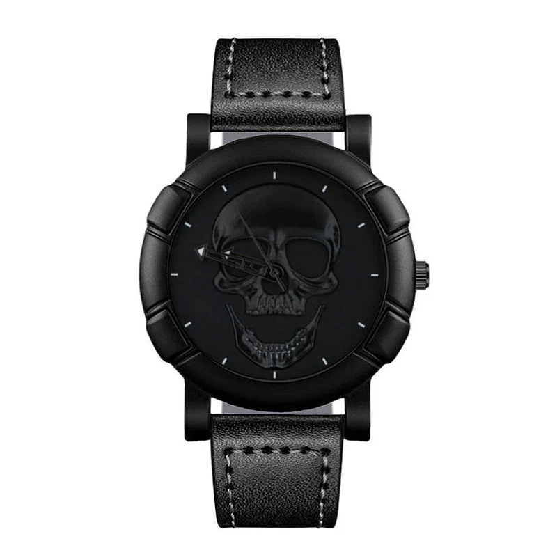 UTHAI Armbanduhr mit Piraten-Totenkopf