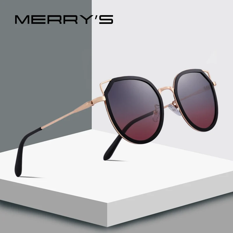 MERRY'S Retro Mirror 52mm Sonnenbrille - Damen