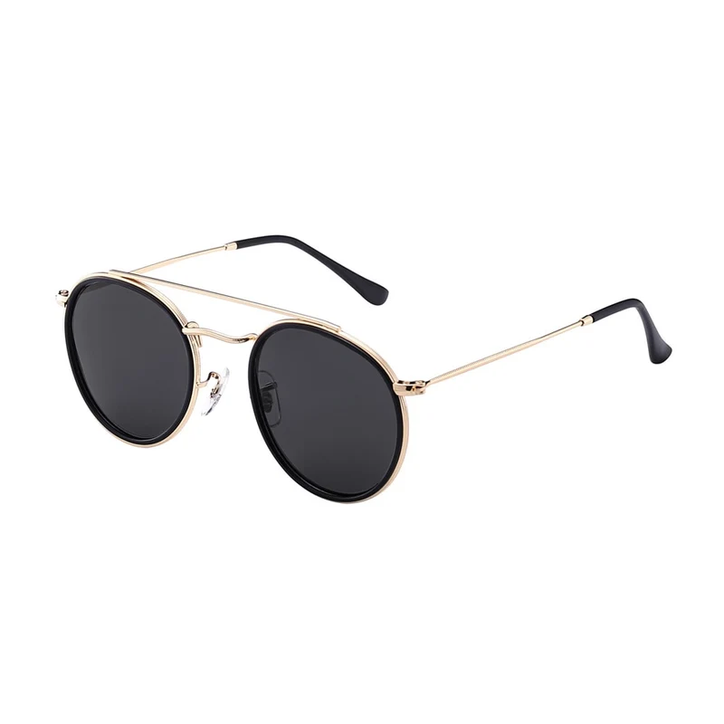 YOOSKE Vintage runde Sonnenbrille