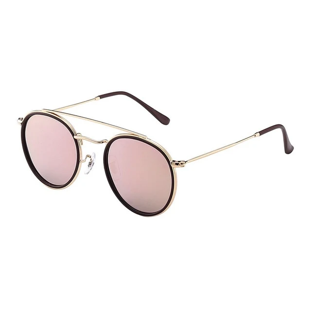 YOOSKE Vintage runde Sonnenbrille