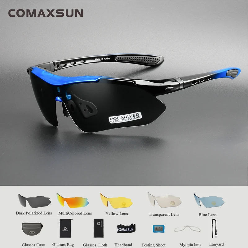 COMAXSUN Prescription Sport Sonnenbrille