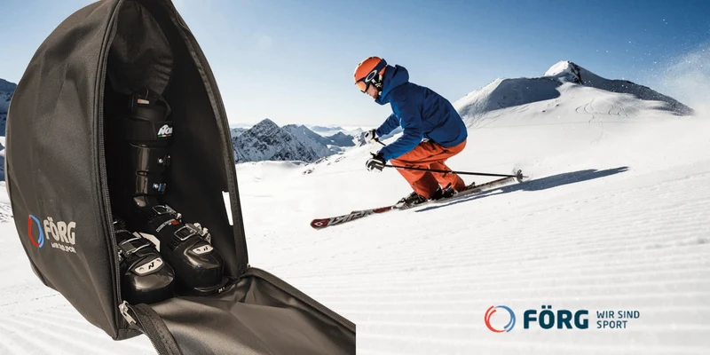 MERU Skischuhtasche Sapporo mit FÖRG Logo