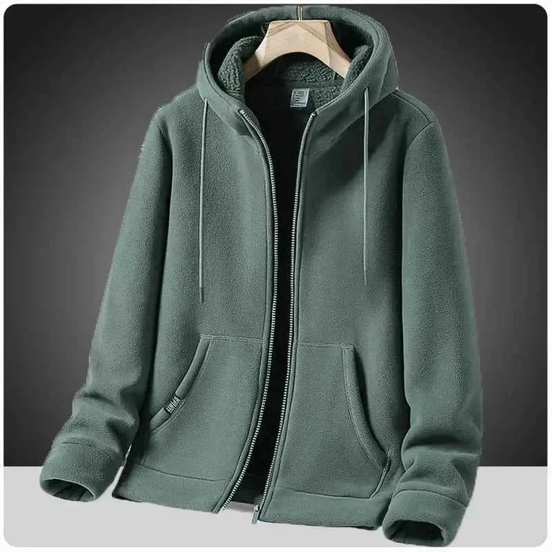 Outdoor-Fleecejacke mit Kapuze für Damen und Herren – perfekt für Outdoor-Abenteuer