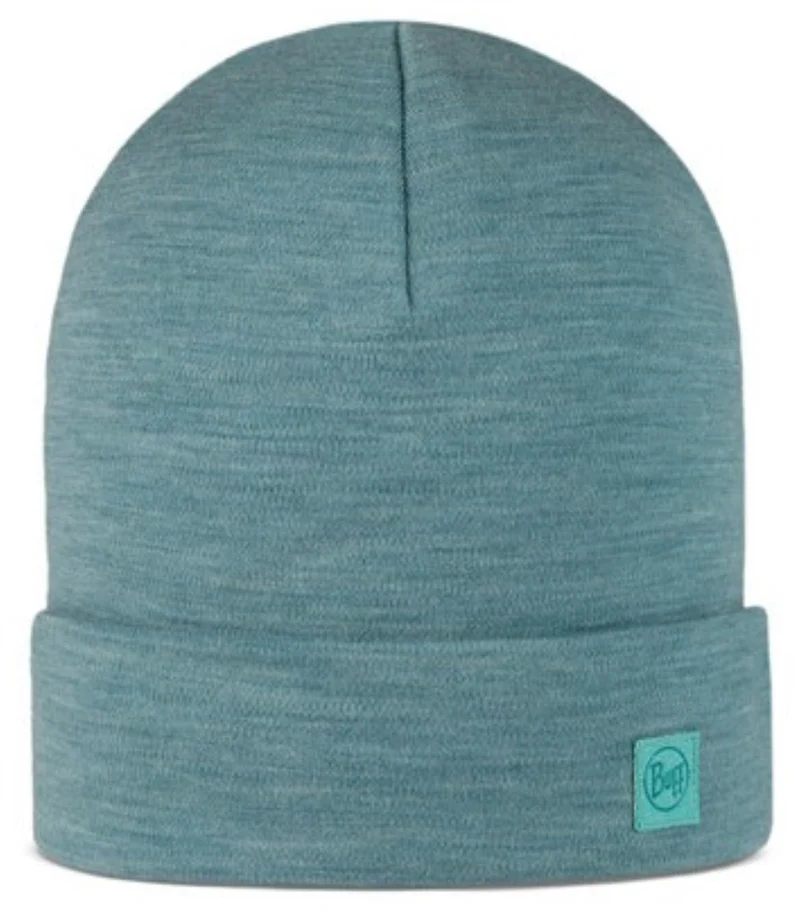 Buff MERINO HEAVYWEIGHT BEANIE für Erwachsene solid pool Gr. One Size