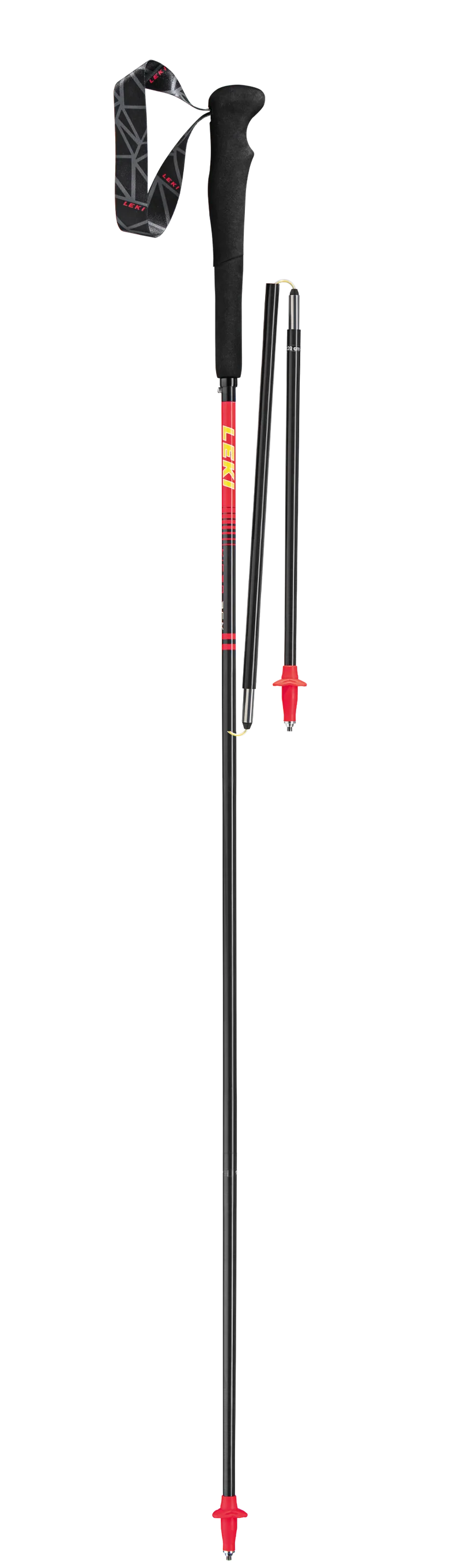 Leki MICRO RCM SUPERLIGHT Trail Running Stöcke carbon-rot-gelb