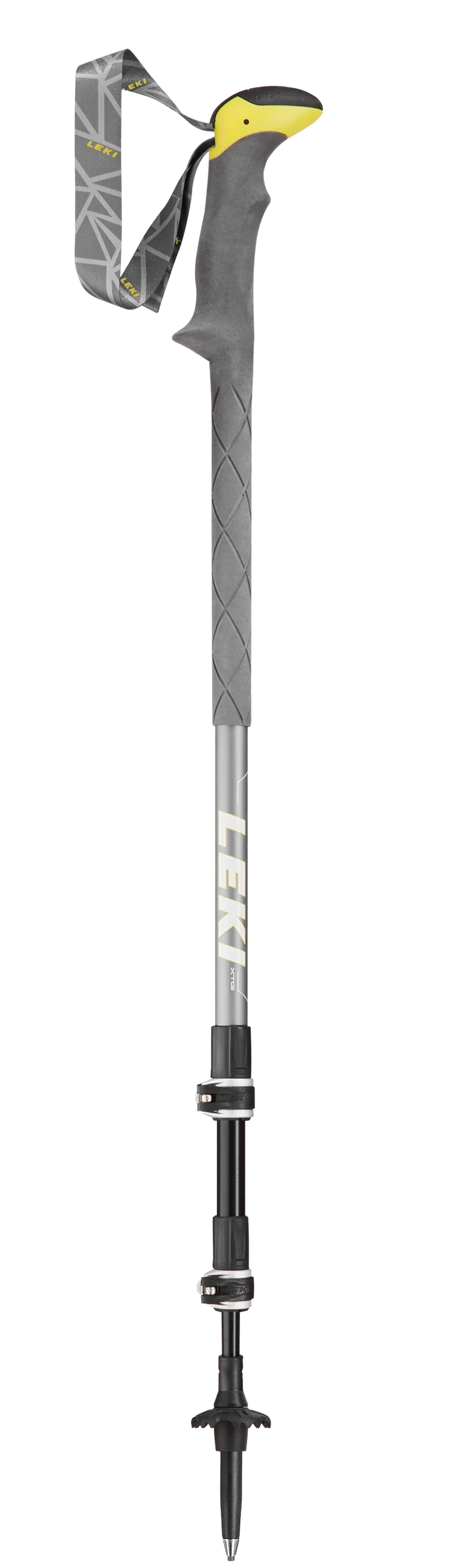 LEKI Stöcke SherpaXTG Trekking 110-146cm grau-weiß-gelb Wanderstöcke Outdoor j21