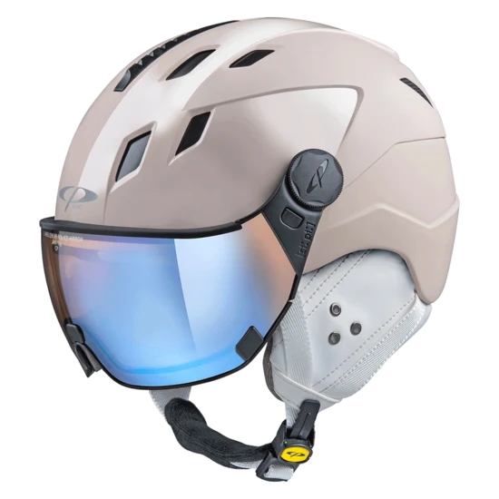 CP CORAO + CASHMERE Ski-Snowboardhelm powder shiny / powder soft touch Unisex