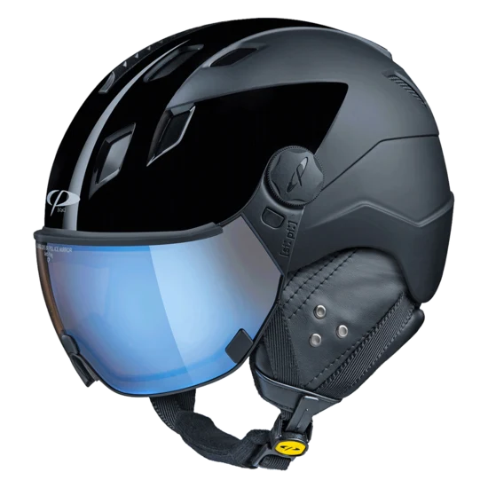 CP CORAO + CASHMERE Ski-Snowboardhelm black shiny / black soft touch Unisex