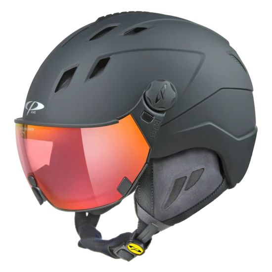 CP CORAO Ski-Snowboardhelm black soft touch Unisex