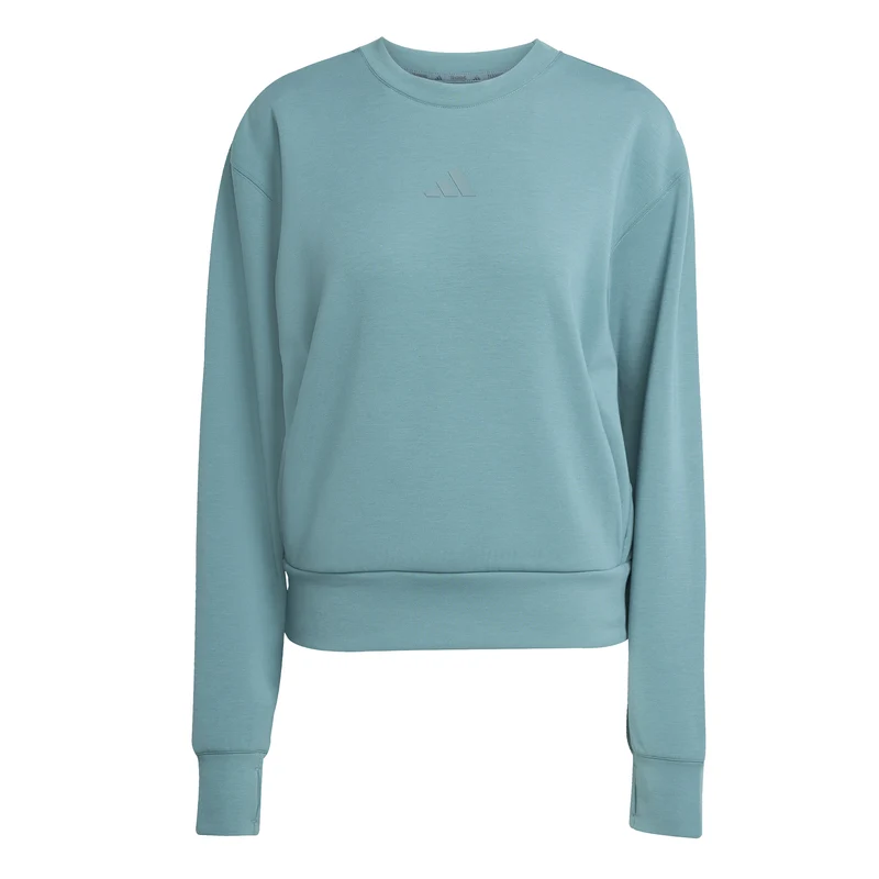 ADIDAS D4T Knit Crew Sweatshirt mit CLIMACOOL