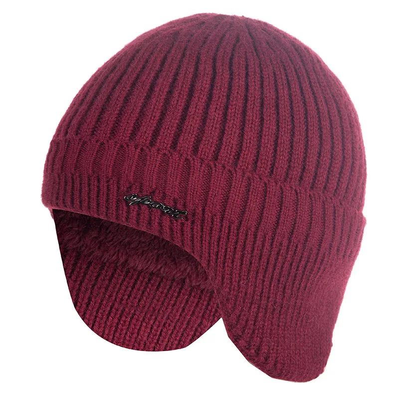 FASHION Fleecegefütterte Strickmütze