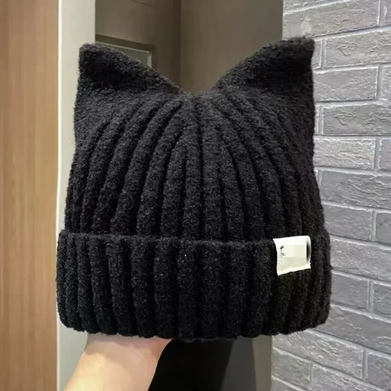 BRING Strickmütze mit Katzenohren