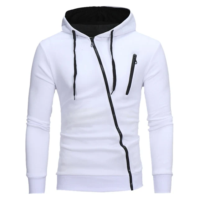 QINGYU Vollfarbiger Hoodie