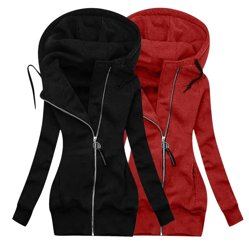 SANWOOD Kapuzenjacke mit Reißverschluss - Damen