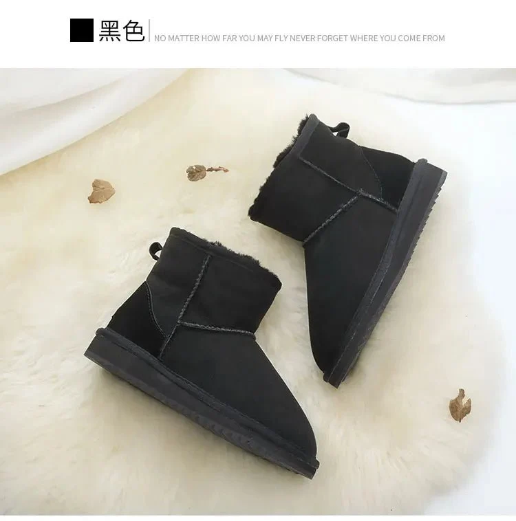 Winterstiefel aus Lammfell – Damen-Stiefeletten aus echtem Fell für ultimativen Komfort