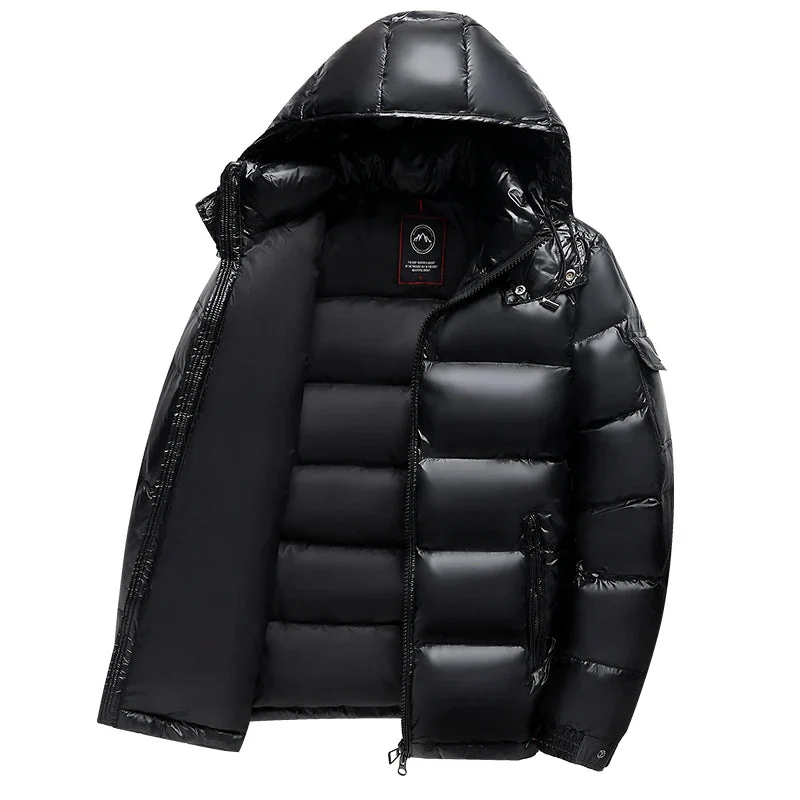 Winterjacke mit Gänsedaunen für Damen und Herren – Dick gefütterter, warmer Mantel mit 90 % Gänsedaunenanteil und hochwertigem Material