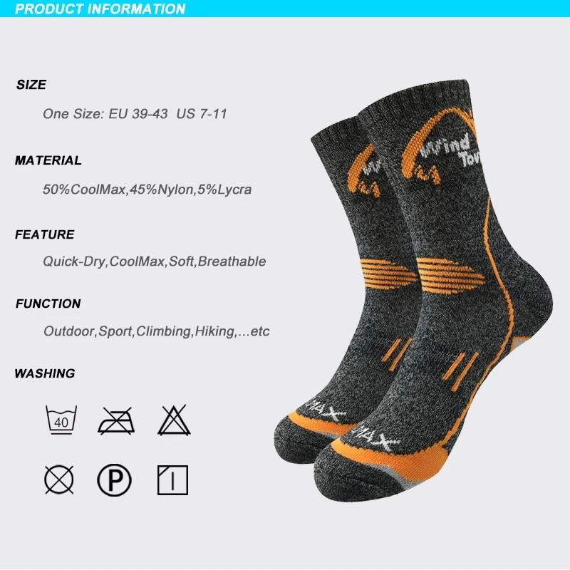 SHIFUREN CoolMax Ski-Snowboard-Socken